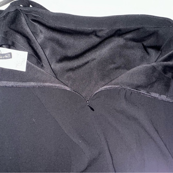 BCBG MAXAZRIA black asymmetrical wrap around skirt - Picture 13 of 14